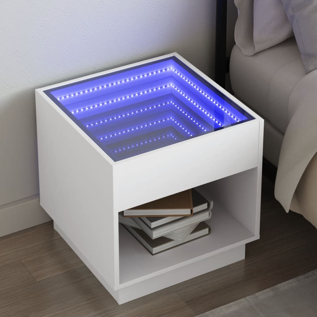 Bedside Table With Infinity Led