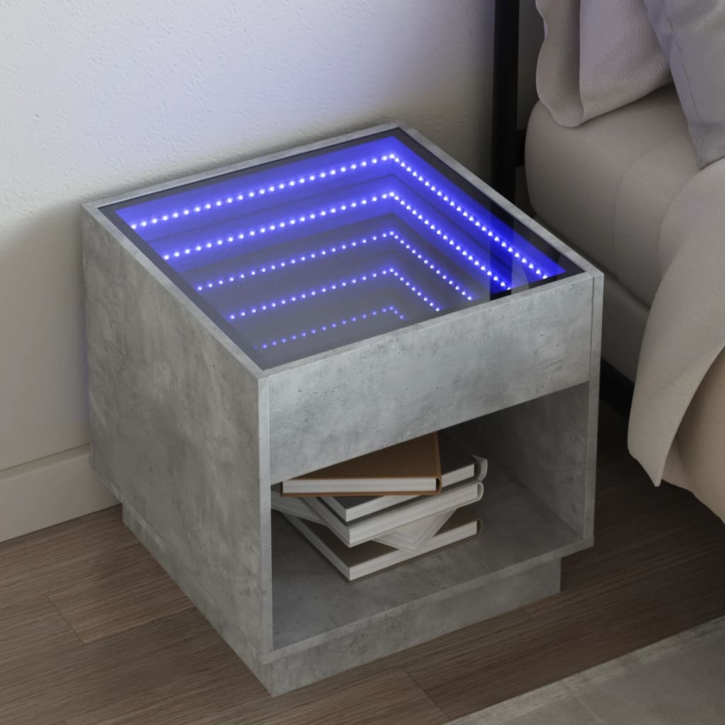 Bedside Table With Infinity Led