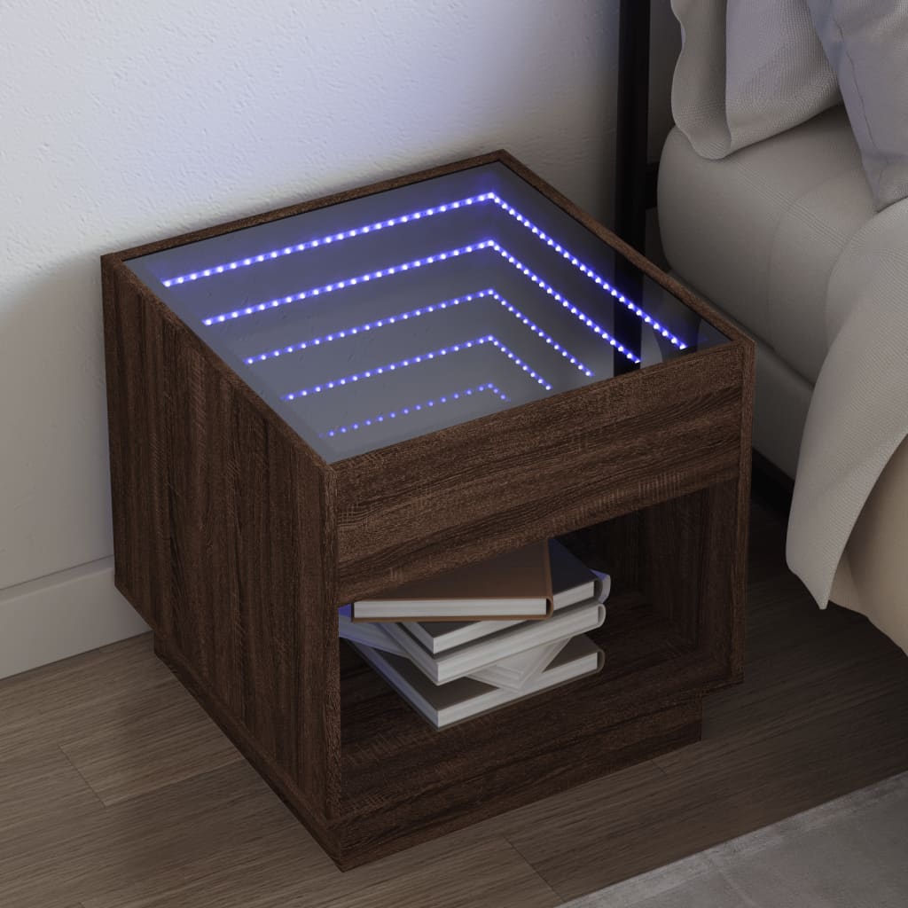 Bedside Table With Infinity Led