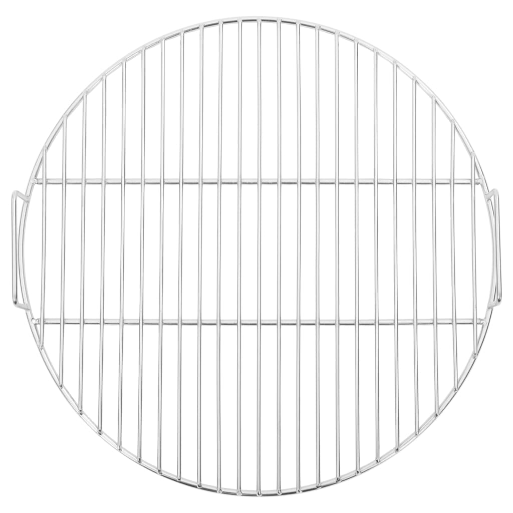 Bbq Grill Grate With Handles Round Ø 304 Stainless Steel