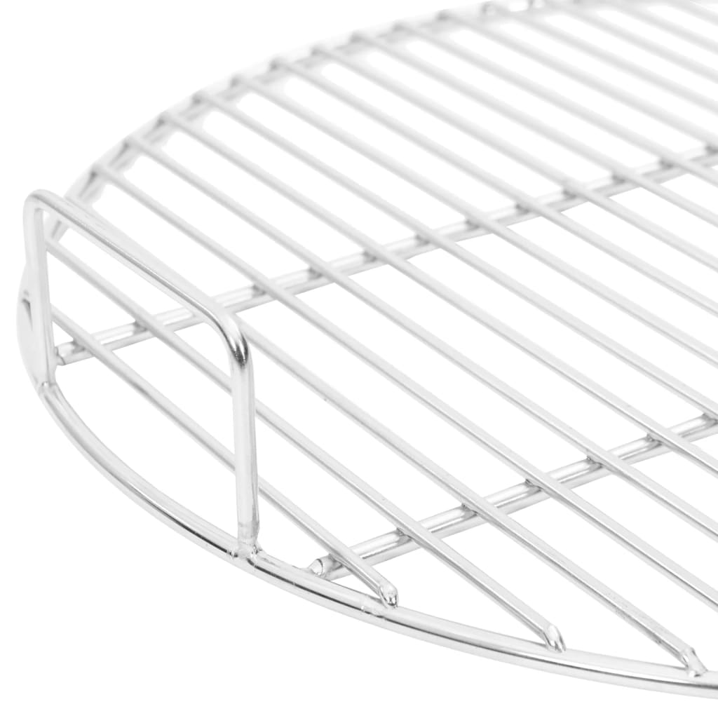 Bbq Grill Grate With Handles Round Ø 304 Stainless Steel