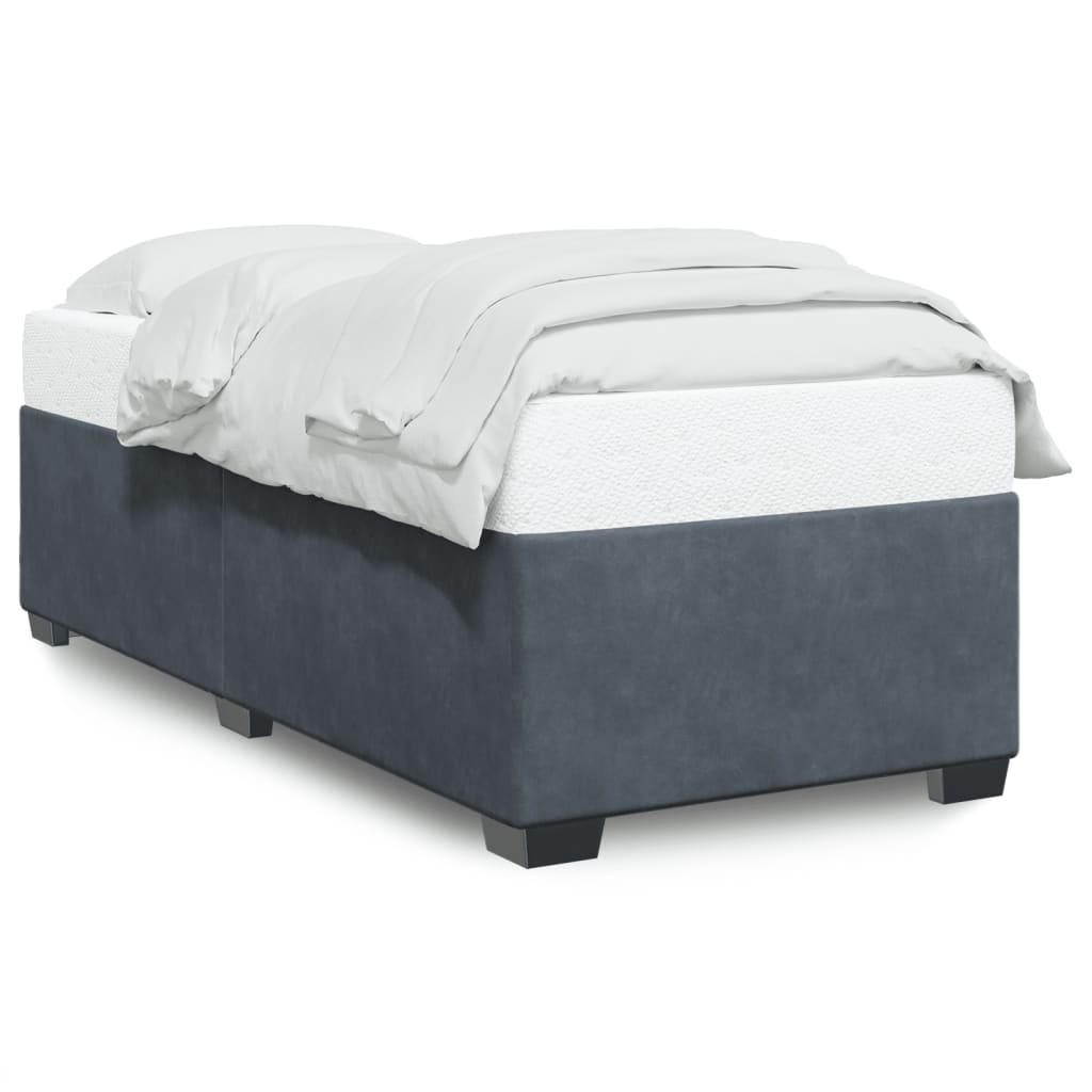 Bed Frame Without Mattress Single Velvet