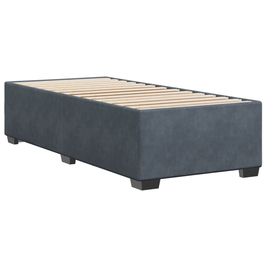 Bed Frame Without Mattress Single Velvet