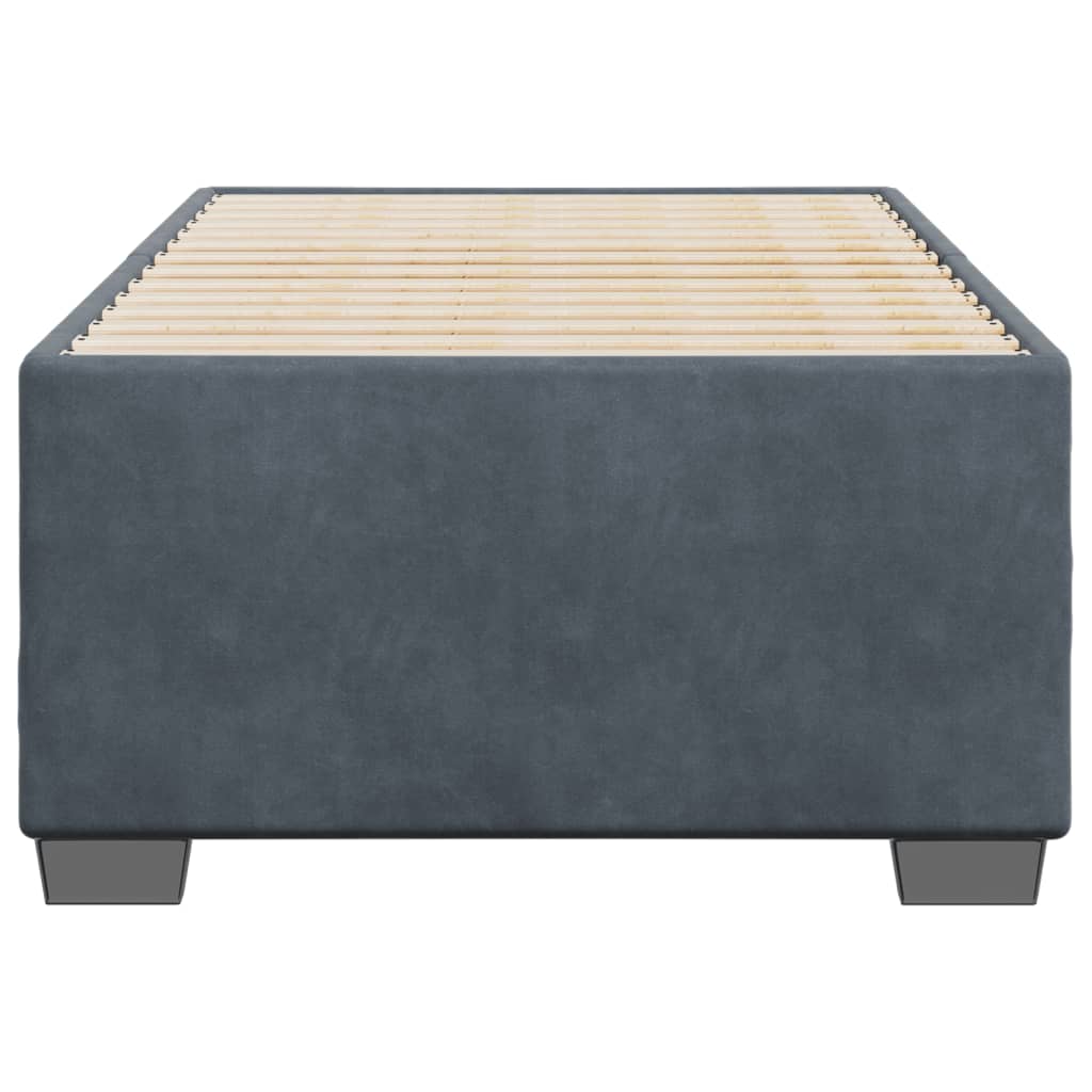 Bed Frame Without Mattress Single Velvet