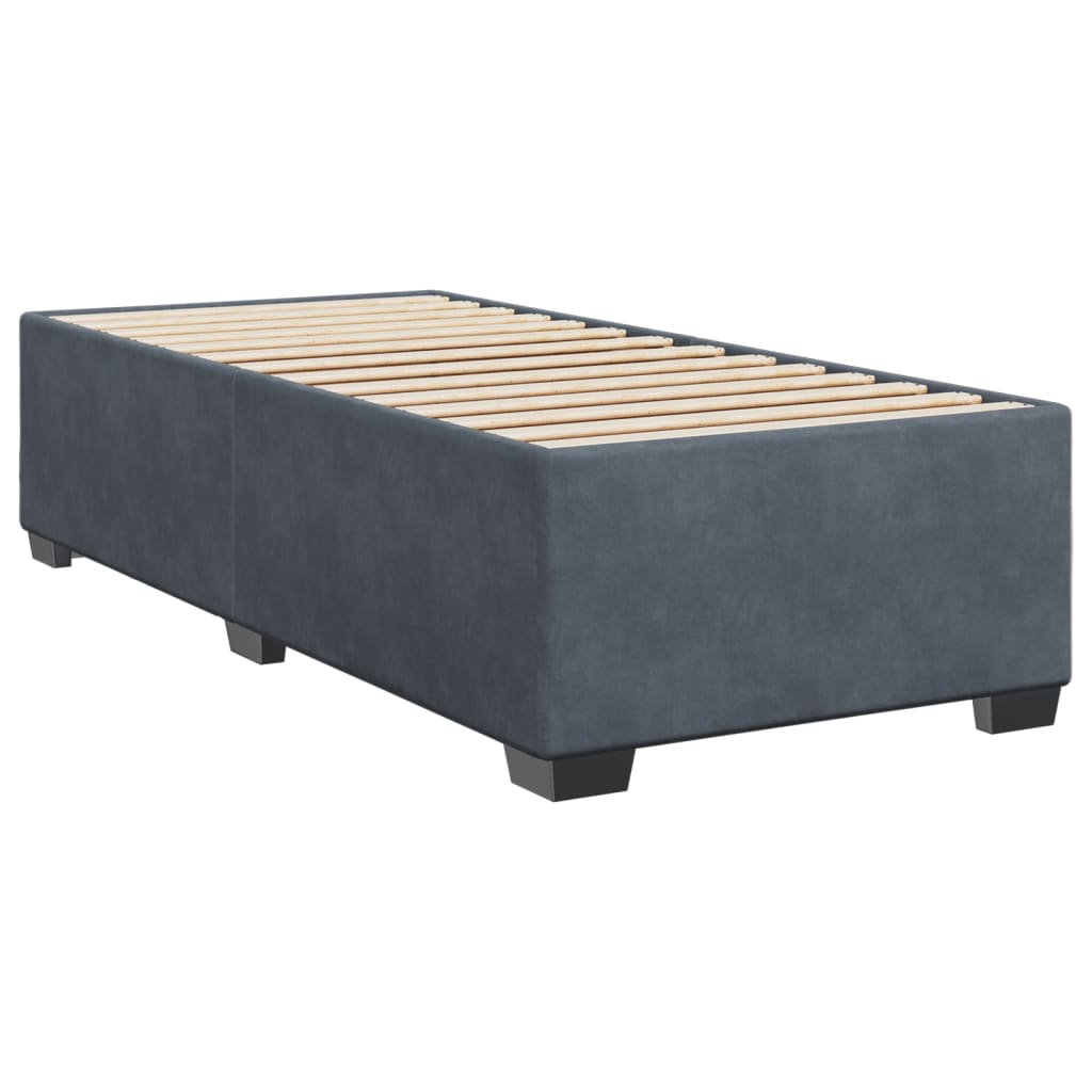 Bed Frame Without Mattress Single Velvet