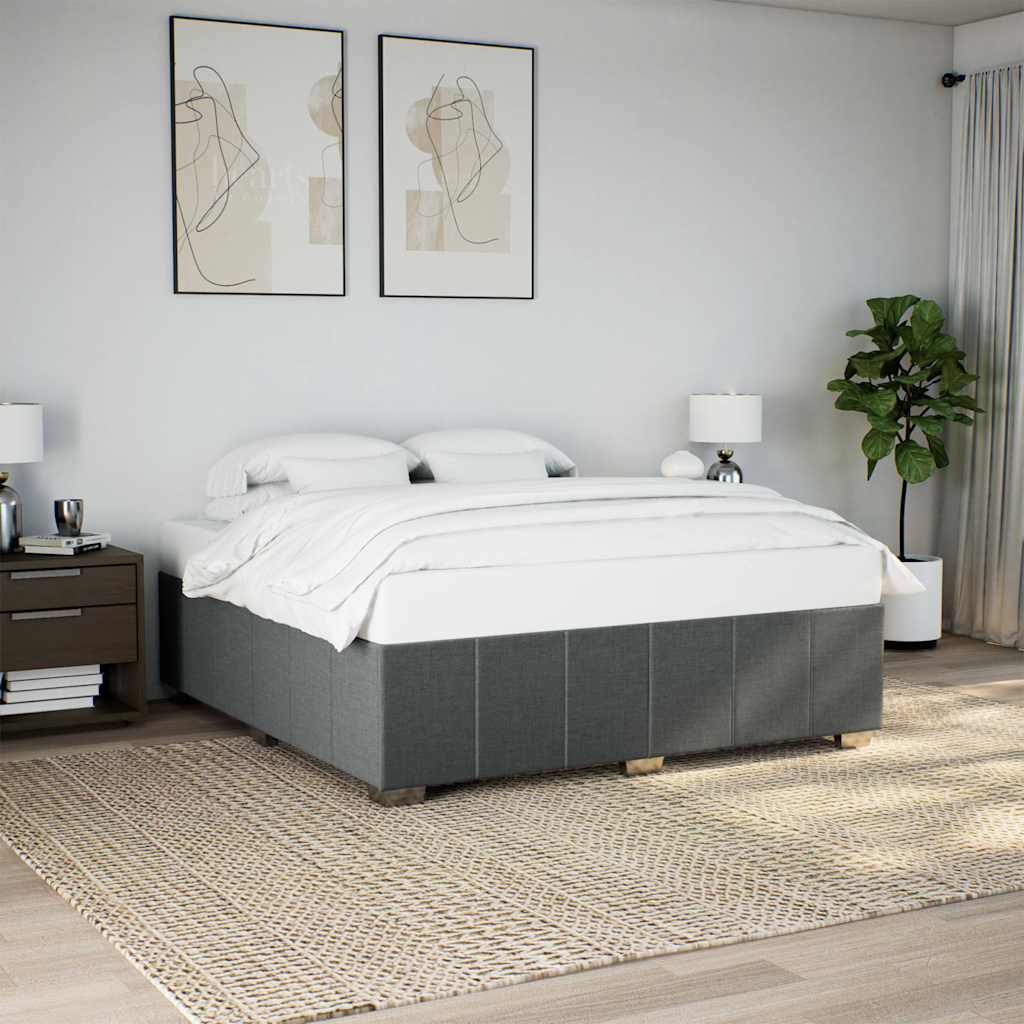 Bed Frame Without Mattress Super King Fabric