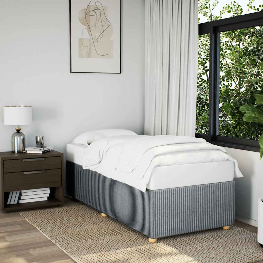 Bed Frame Without Mattress Single Fabric