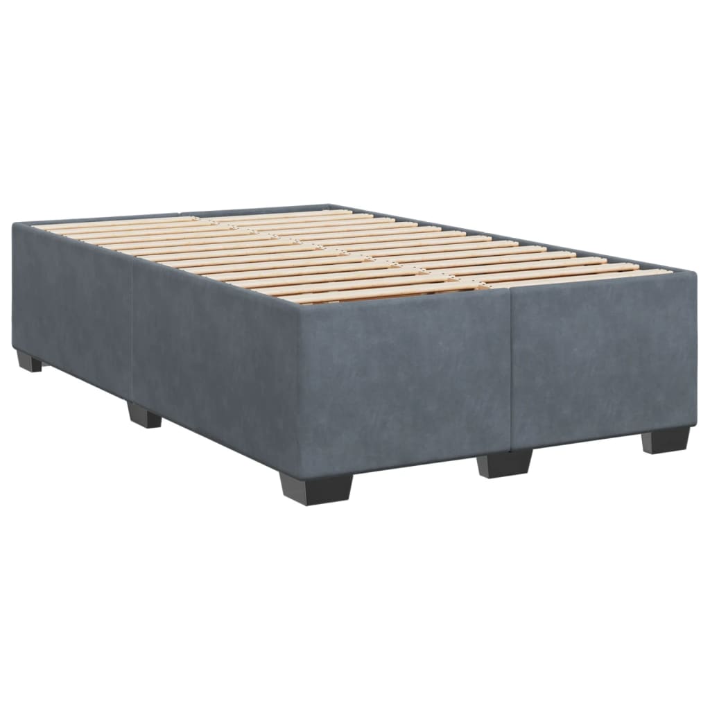 Box Spring Bed With Mattress Velvet