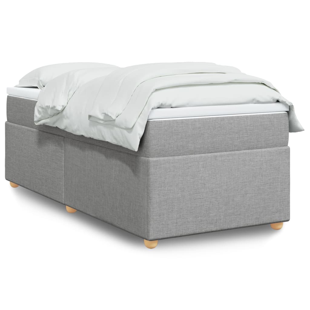 Box Spring Bed With Mattress Fabric