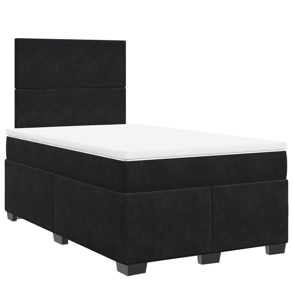 Box Spring Bed With Mattress Small Double Velvet
