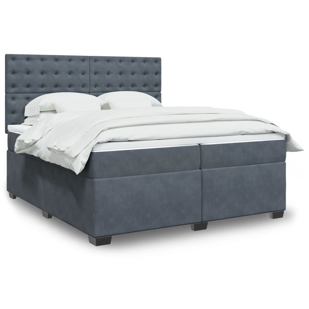 Box Spring Bed With Mattress Small Double Velvet