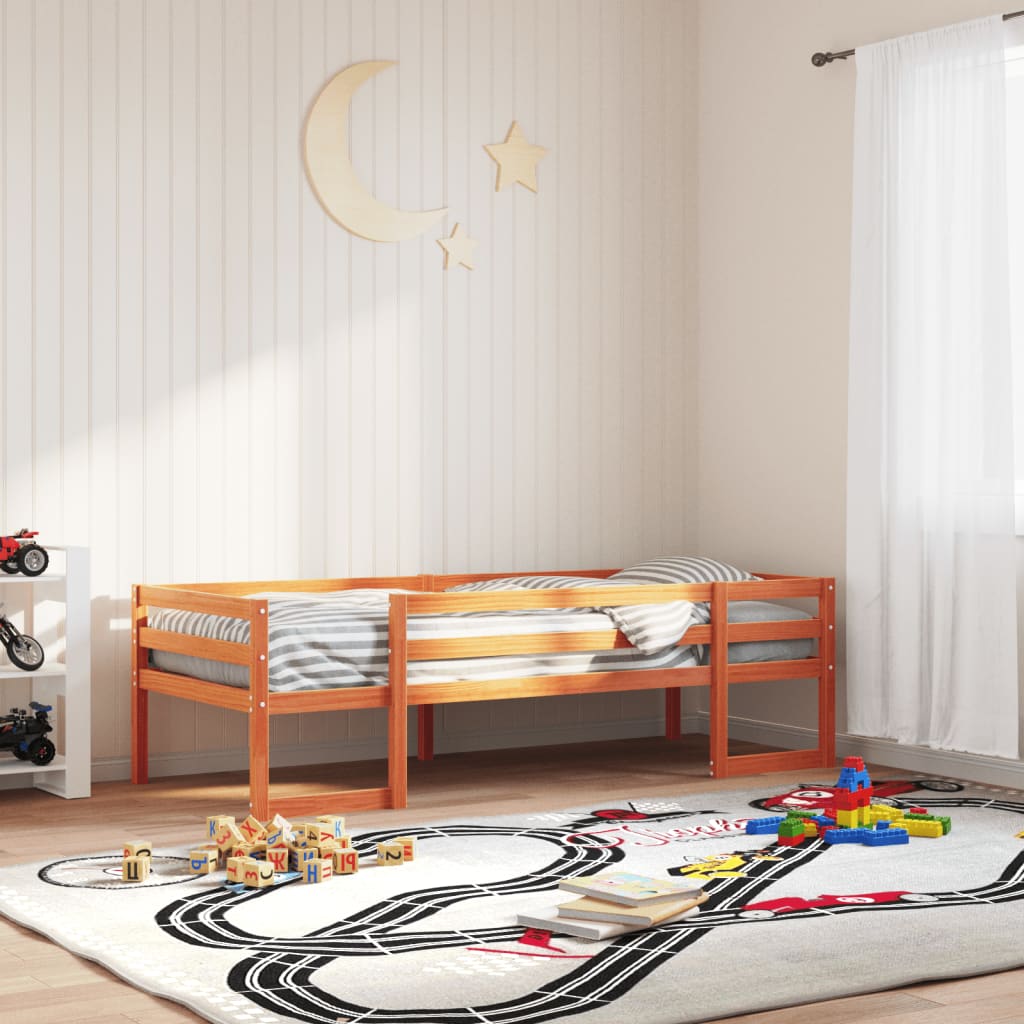 Kids' Bed Frame Without Mattress Small Single Solid Wood Pine