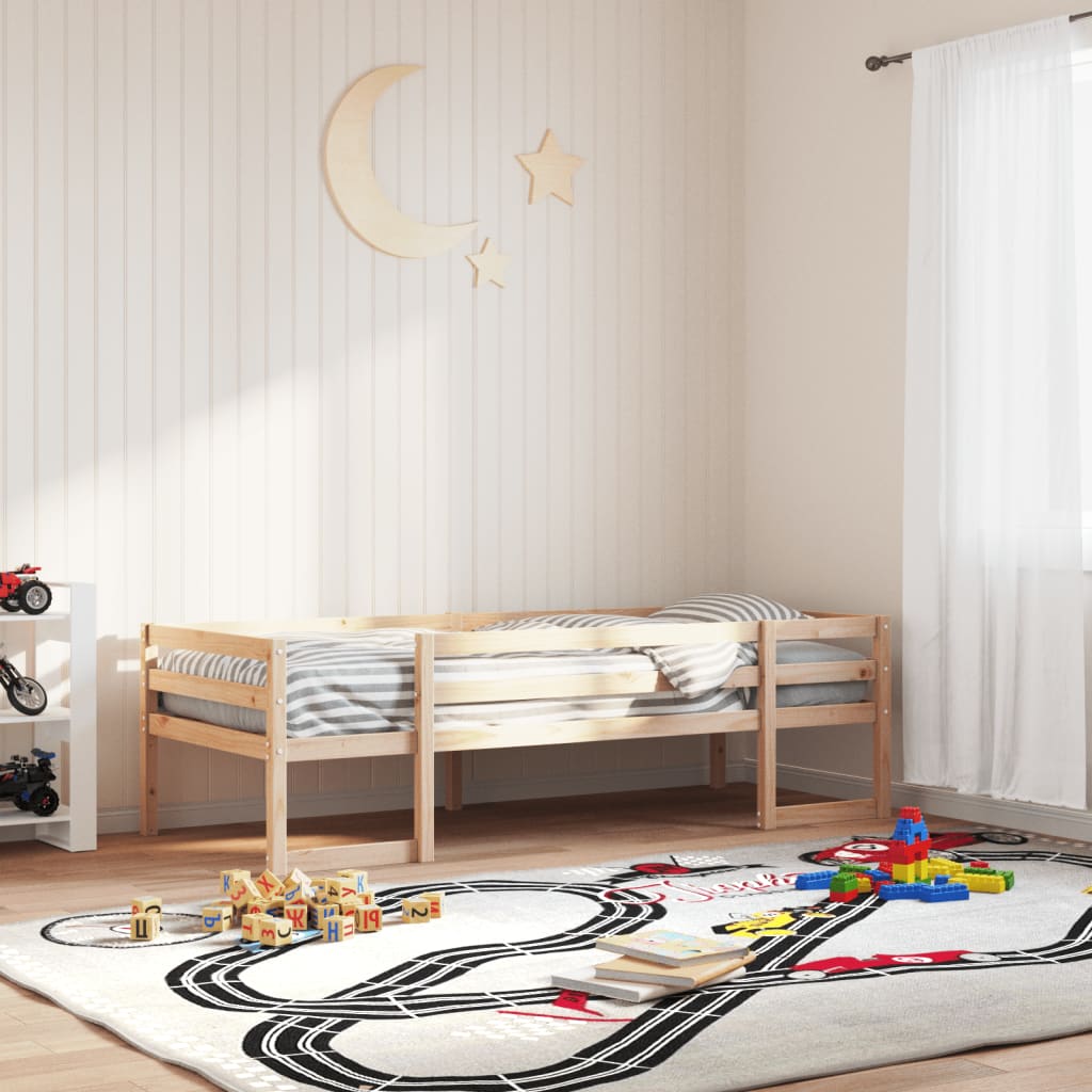Kids' Bed Frame Without Mattress Small Single Solid Wood Pine