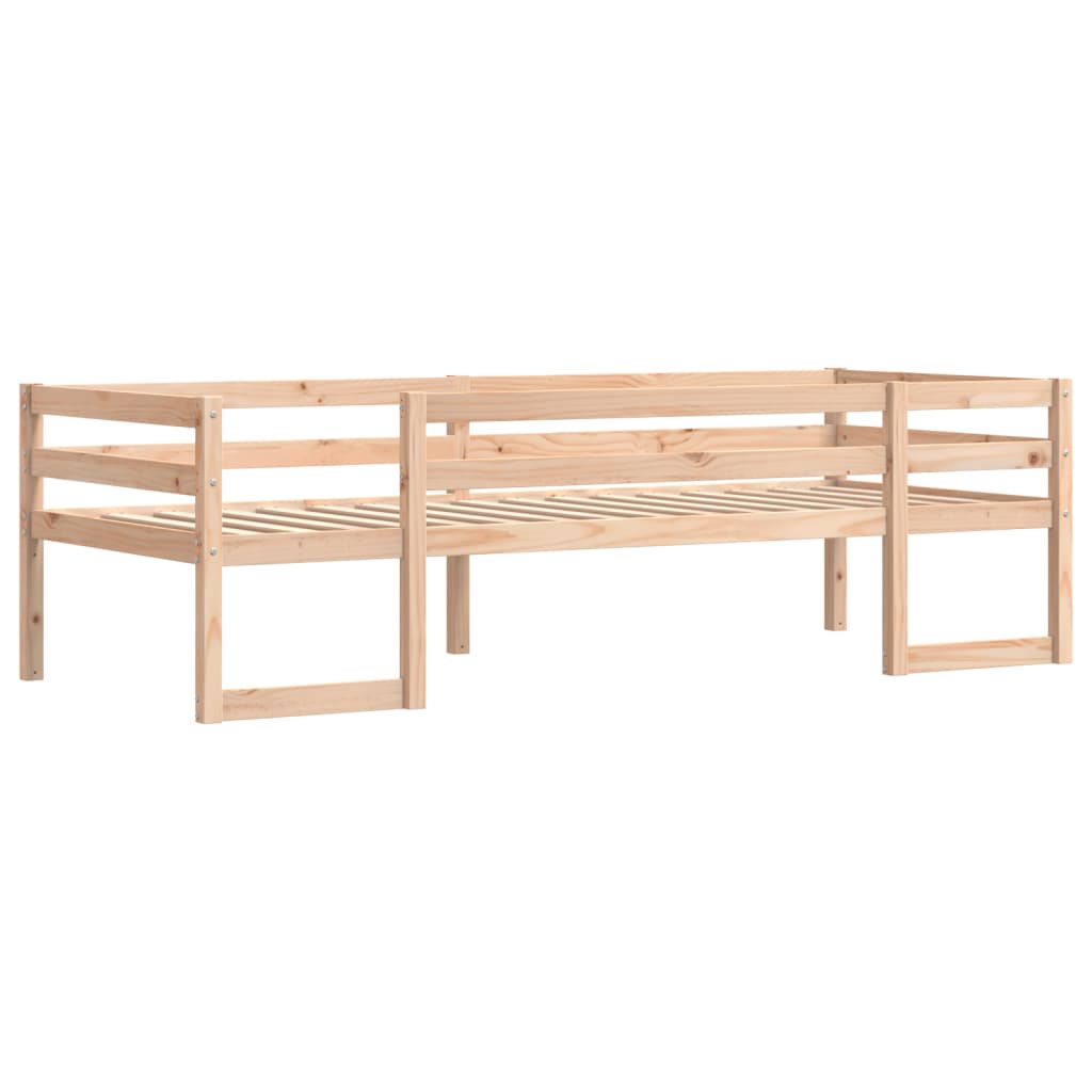 Kids' Bed Frame Without Mattress Small Single Solid Wood Pine