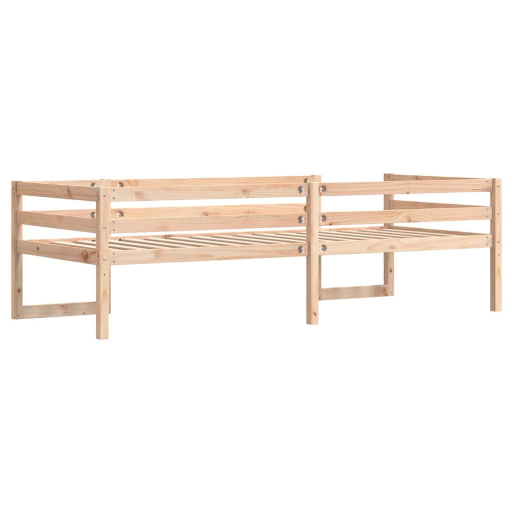 Kids' Bed Frame Without Mattress Small Single Solid Wood Pine