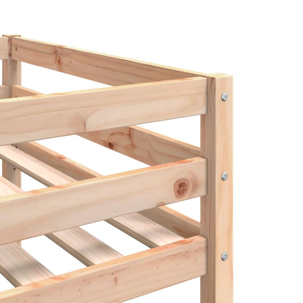 Kids' Bed Frame Without Mattress Small Single Solid Wood Pine