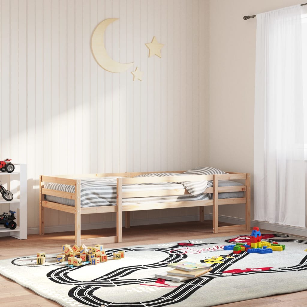 Kids' Bed Frame Without Mattress Small Single Solid Wood Pine