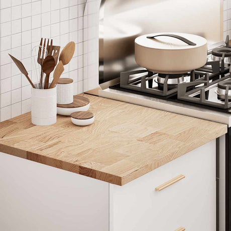 Kitchen Worktop Solid Wood Oak Rectangular