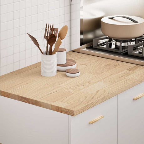 Kitchen Worktop Solid Wood Oak Rectangular