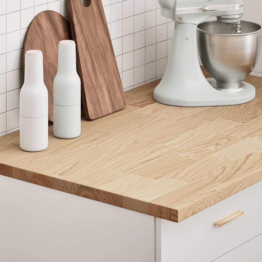 Kitchen Worktop Solid Wood Oak Rectangular