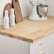 Kitchen Worktop Solid Wood Oak Rectangular