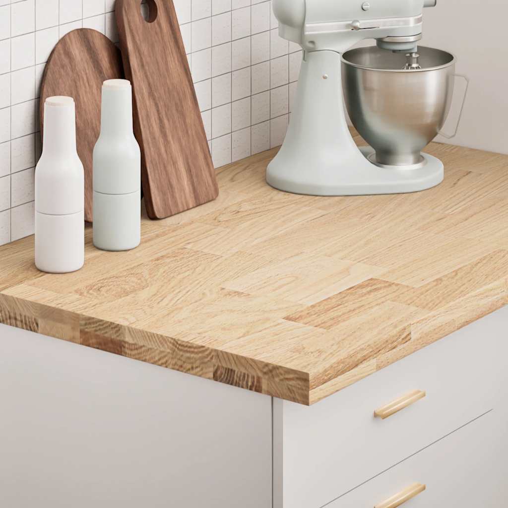 Kitchen Worktop Solid Wood Oak Rectangular