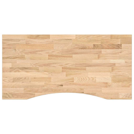 Desk Top Untreated Solid Wood Oak Rectangular