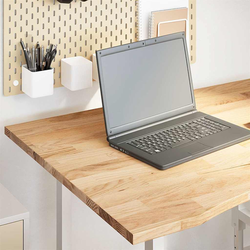Desk Top Untreated Solid Wood Oak Rectangular