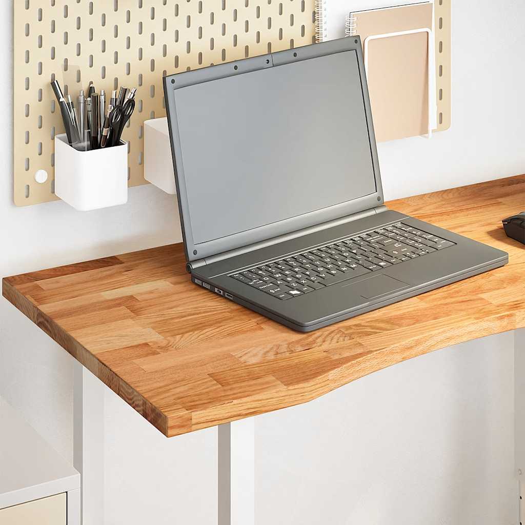 Desk Top Untreated Solid Wood Oak Rectangular