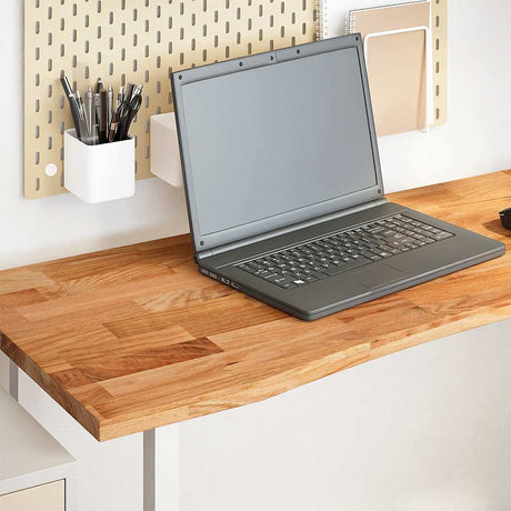 Desk Top Untreated Solid Wood Oak Rectangular