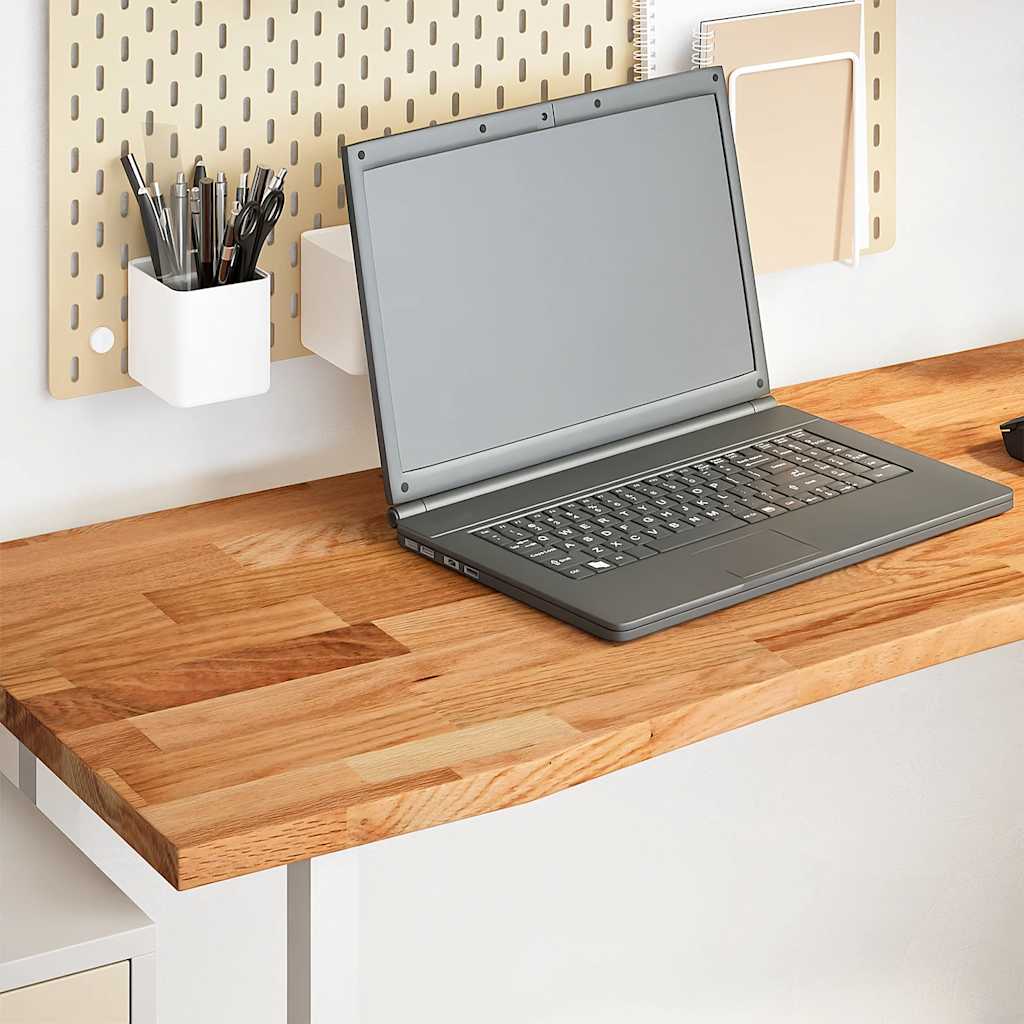 Desk Top Untreated Solid Wood Oak Rectangular