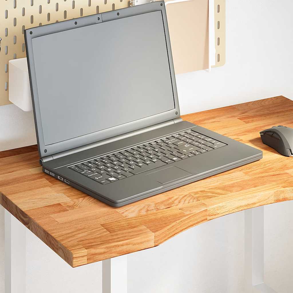 Desk Top Untreated Solid Wood Oak Rectangular