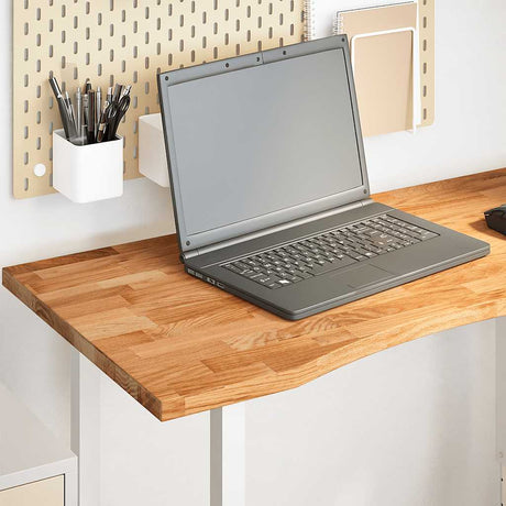 Desk Top Untreated Solid Wood Oak Rectangular