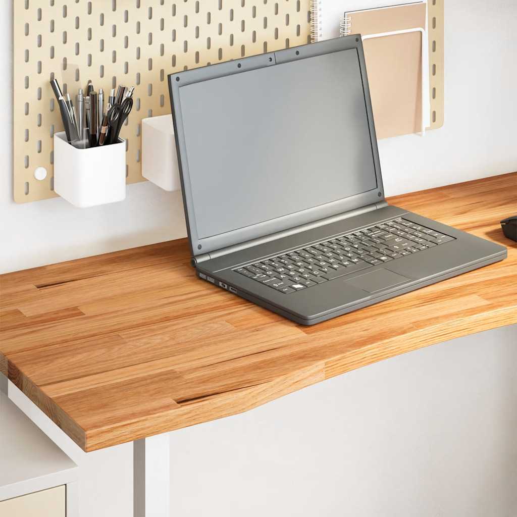 Desk Top Untreated Solid Wood Oak Rectangular