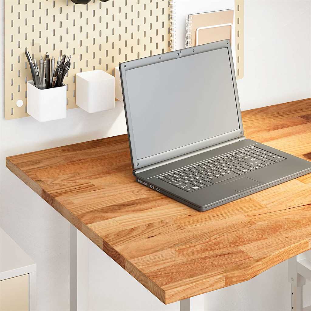 Desk Top Untreated Solid Wood Oak Rectangular