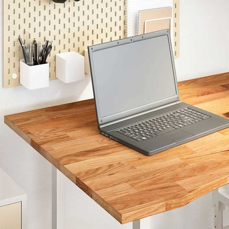 Desk Top Untreated Solid Wood Oak Rectangular