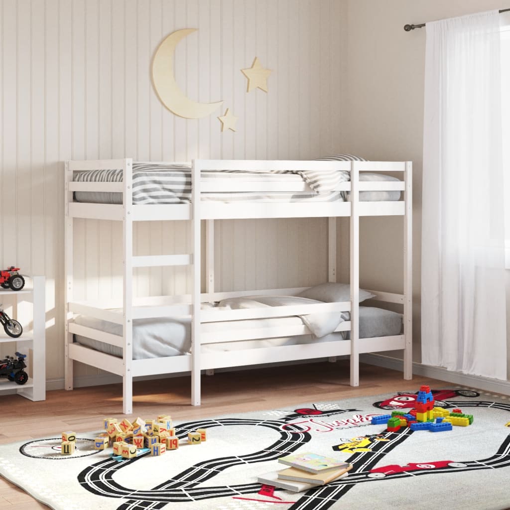 Bunk Bed Without Mattress Single Solid Wood Pine
