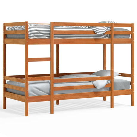 Bunk Bed Without Mattress Single Solid Wood Pine