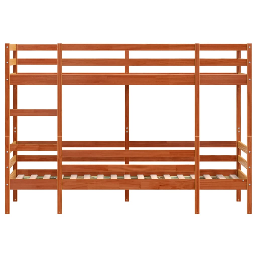 Bunk Bed Without Mattress Single Solid Wood Pine