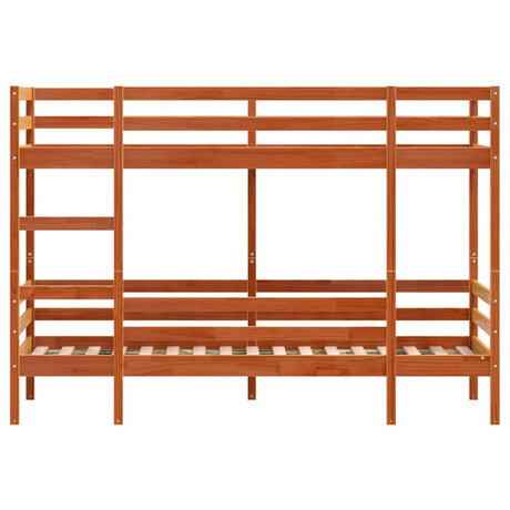 Bunk Bed Without Mattress Single Solid Wood Pine