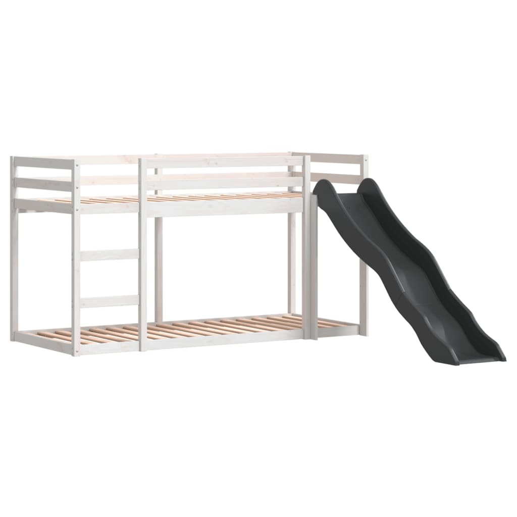 Bunk Bed With Slide&Ladder Without Mattress Small Single