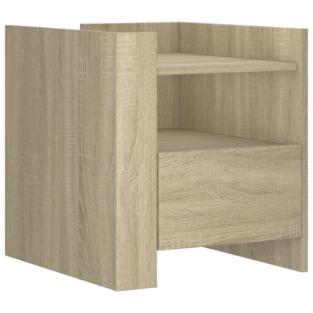 Bedside Cabinet 45X50X50 Cm Engineered Wood