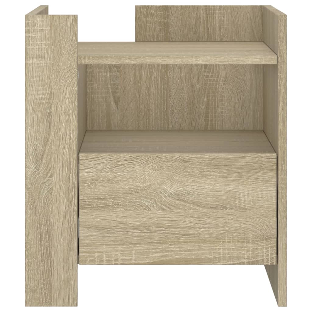 Bedside Cabinet 45X50X50 Cm Engineered Wood