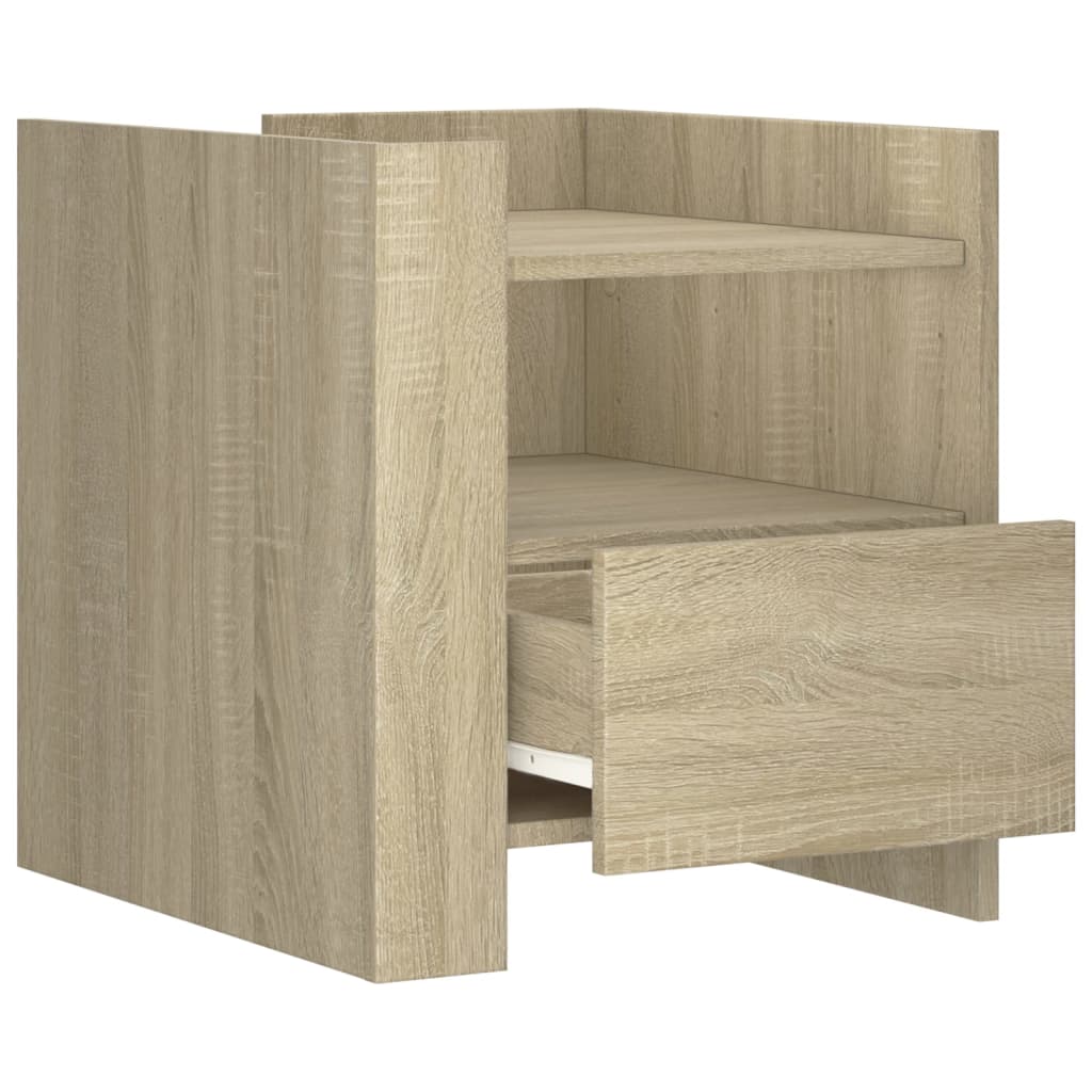 Bedside Cabinet 45X50X50 Cm Engineered Wood