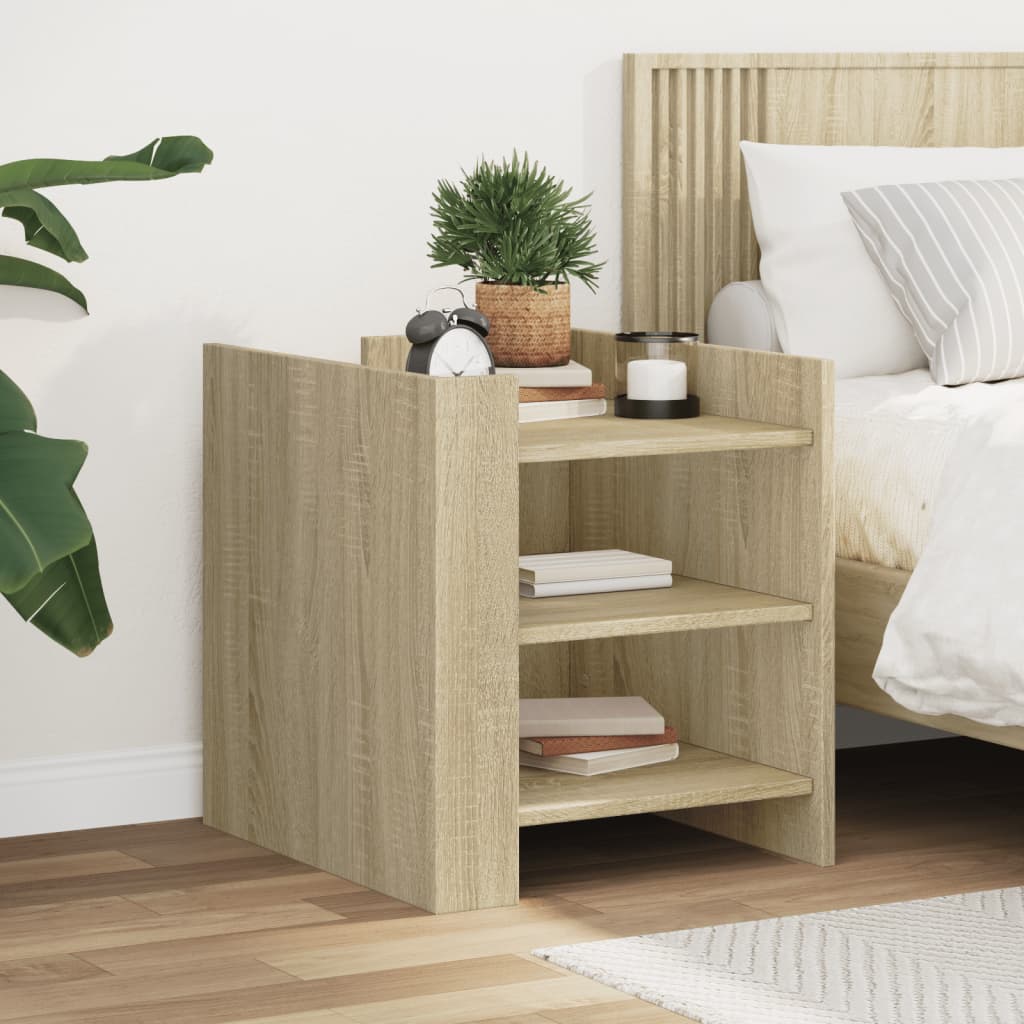 Bedside Cabinet 45X50X50 Cm Engineered Wood