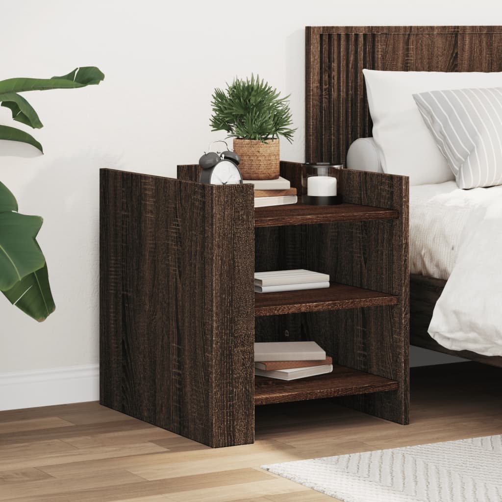Bedside Cabinet 45X50X50 Cm Engineered Wood