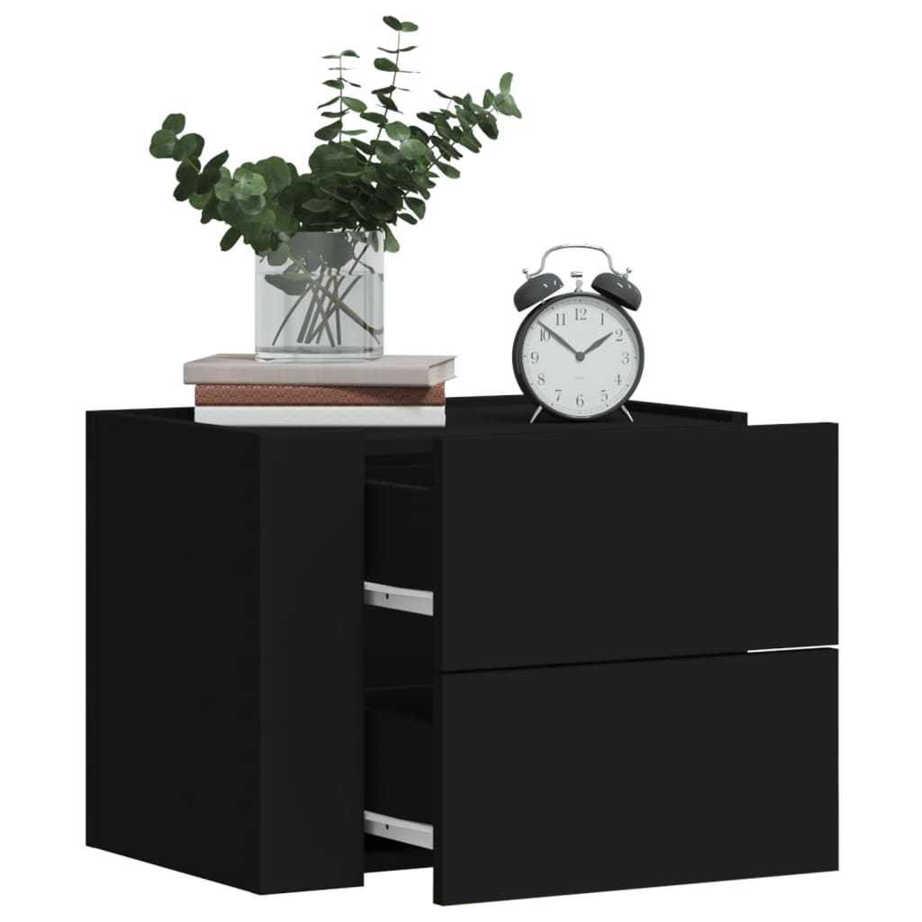 Wall-Mounted Bedside Cabinets 2 Pcs 45X30X35 Cm