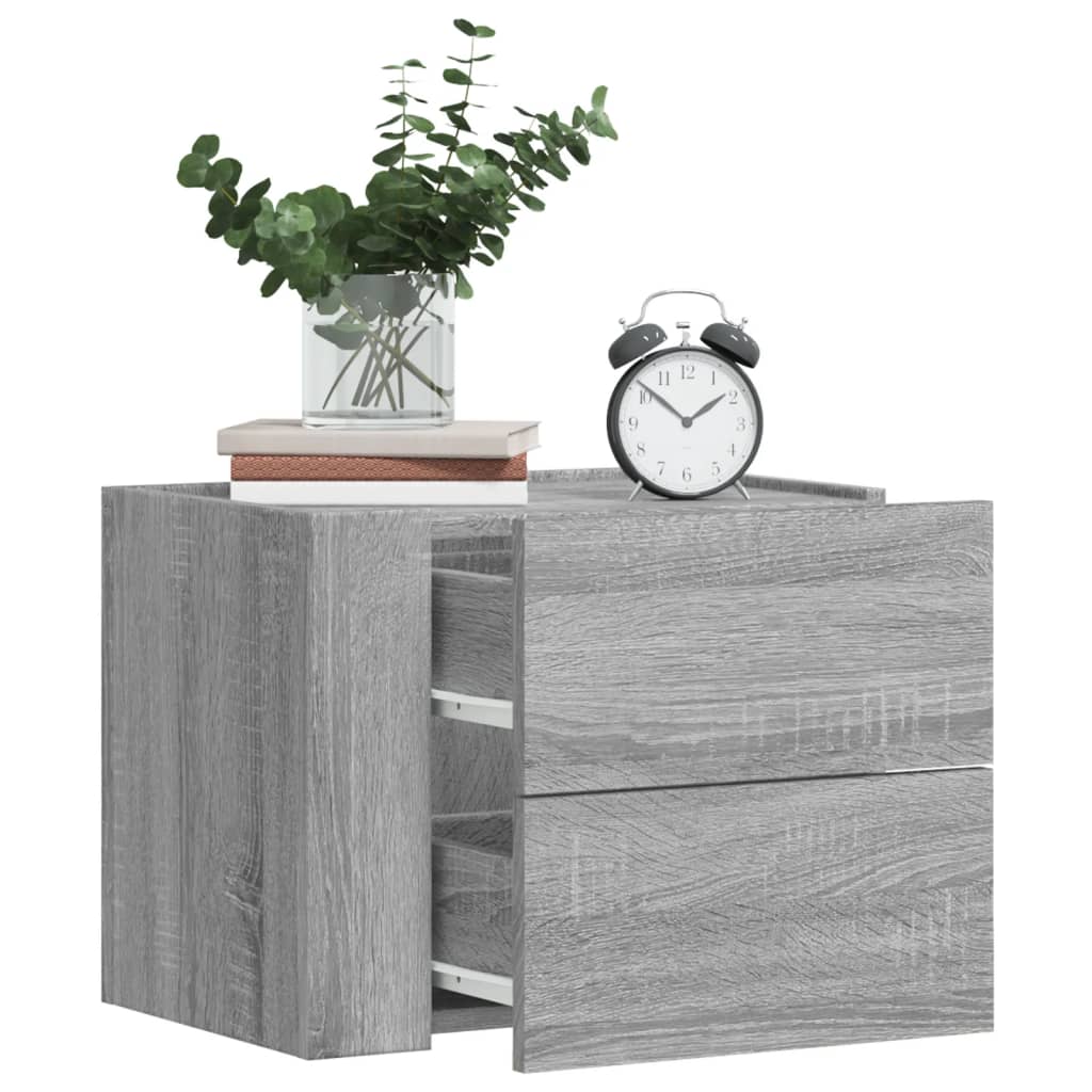Wall-Mounted Bedside Cabinets 2 Pcs 45X30X35 Cm