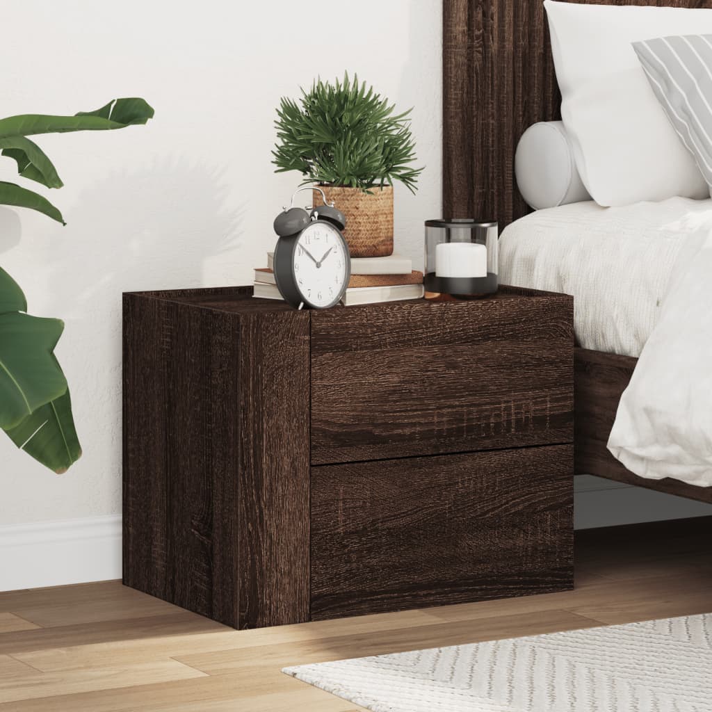 Wall-Mounted Bedside Cabinets 2 Pcs 45X30X35 Cm