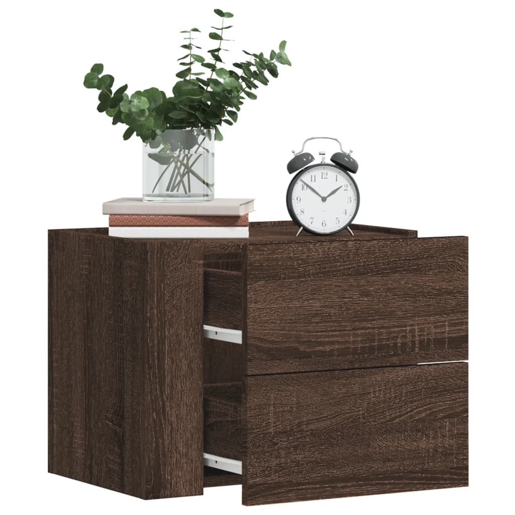 Wall-Mounted Bedside Cabinets 2 Pcs 45X30X35 Cm